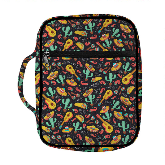 Mexico Cinco de Mayo Pattern Print Front Pocket Bible Bag
