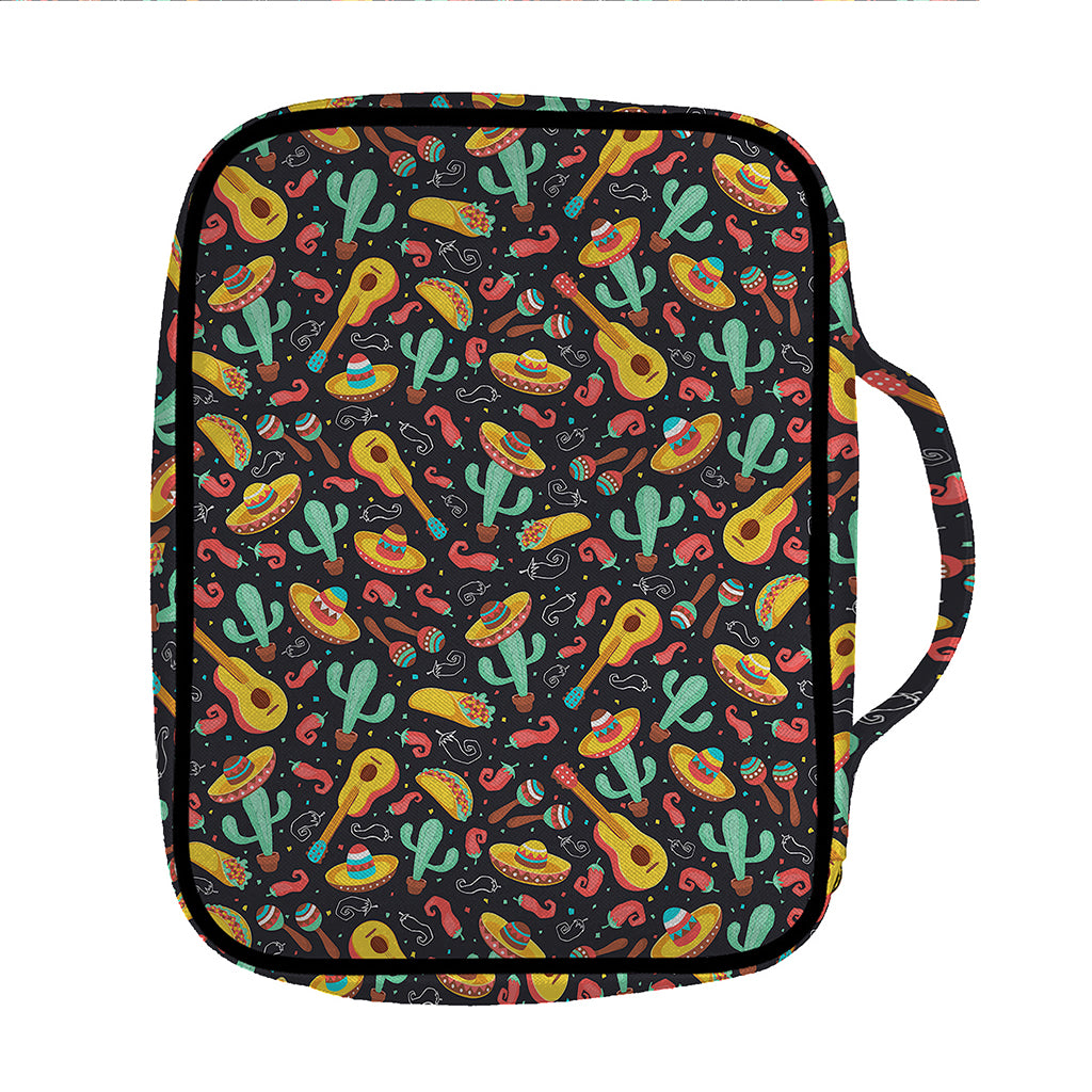 Mexico Cinco de Mayo Pattern Print Front Pocket Bible Bag
