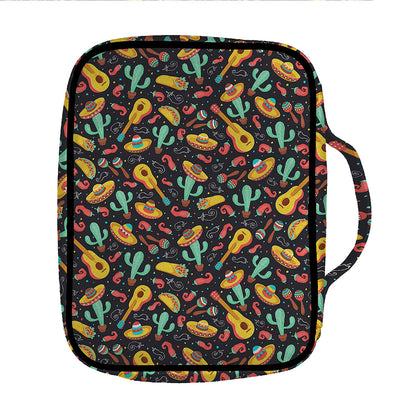 Mexico Cinco de Mayo Pattern Print Front Pocket Bible Bag