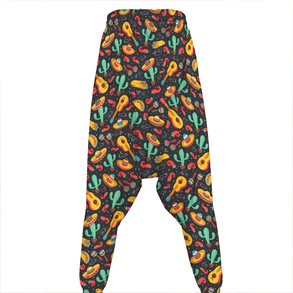 Mexico Cinco de Mayo Pattern Print Hammer Pants