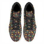 Mexico Cinco de Mayo Pattern Print High Top Leather Sneakers