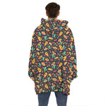 Mexico Cinco de Mayo Pattern Print Hoodie Blanket