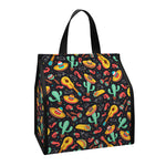 Mexico Cinco de Mayo Pattern Print Insulated Lunch Tote