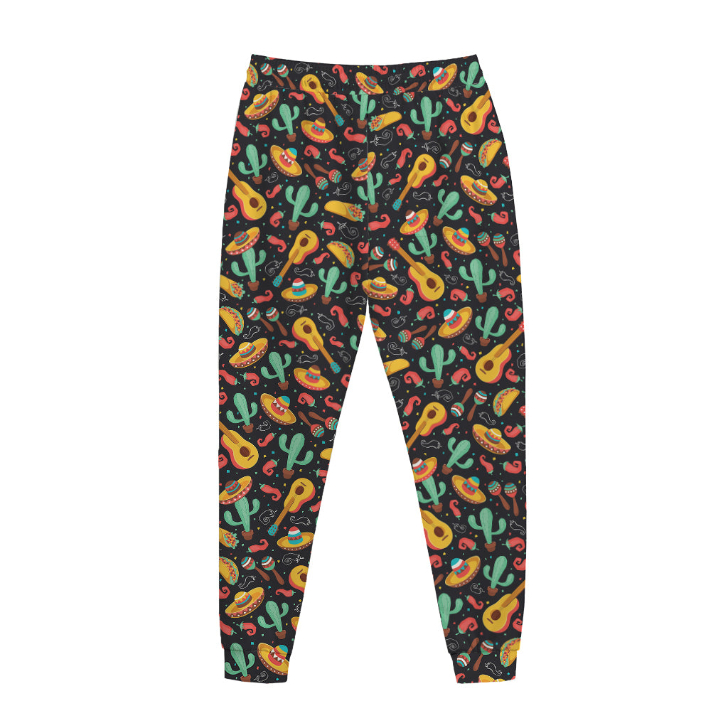 Mexico Cinco de Mayo Pattern Print Jogger Pants