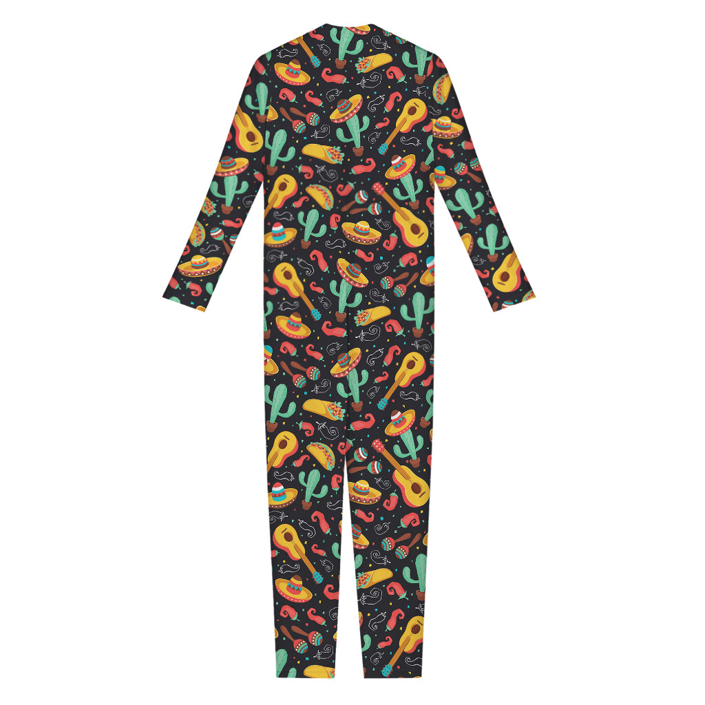 Mexico Cinco de Mayo Pattern Print Jumpsuit