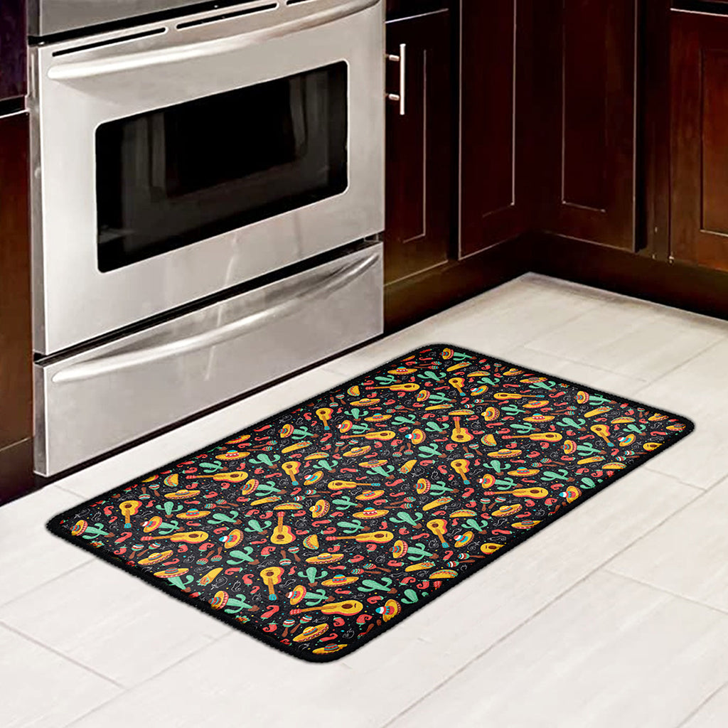 Mexico Cinco de Mayo Pattern Print Kitchen Mat