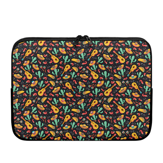 Mexico Cinco de Mayo Pattern Print Laptop Sleeve