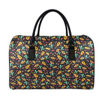 Mexico Cinco de Mayo Pattern Print Leather Duffle Bag