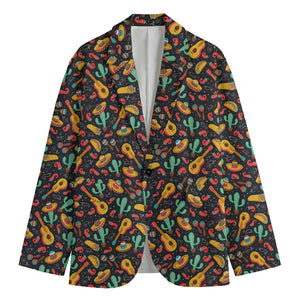 Mexico Cinco de Mayo Pattern Print Men's Blazer