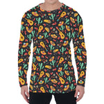 Mexico Cinco de Mayo Pattern Print Men's Long Sleeve T-Shirt