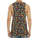 Mexico Cinco de Mayo Pattern Print Men's Muscle Tank Top