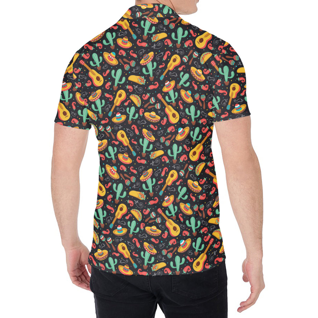 Mexico Cinco de Mayo Pattern Print Men's Shirt