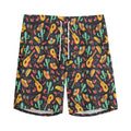 Mexico Cinco de Mayo Pattern Print Men's Athletic Shorts