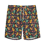 Mexico Cinco de Mayo Pattern Print Men's Sports Shorts