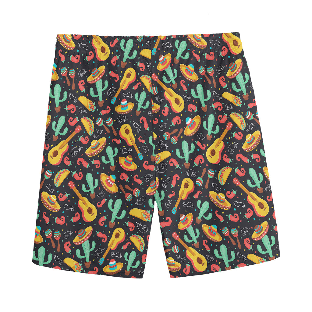 Mexico Cinco de Mayo Pattern Print Men's Sports Shorts