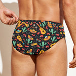 Mexico Cinco de Mayo Pattern Print Men's Swim Briefs