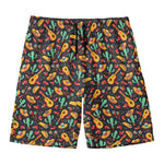 Mexico Cinco de Mayo Pattern Print Men's Swim Trunks