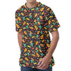 Mexico Cinco de Mayo Pattern Print Men's Velvet T-Shirt