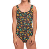 Mexico Cinco de Mayo Pattern Print One Piece Swimsuit