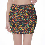 Mexico Cinco de Mayo Pattern Print Pencil Mini Skirt