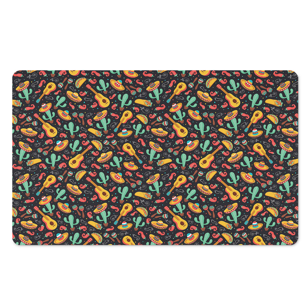 Mexico Cinco de Mayo Pattern Print Polyester Doormat