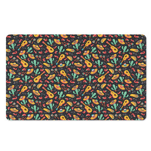 Mexico Cinco de Mayo Pattern Print Polyester Doormat