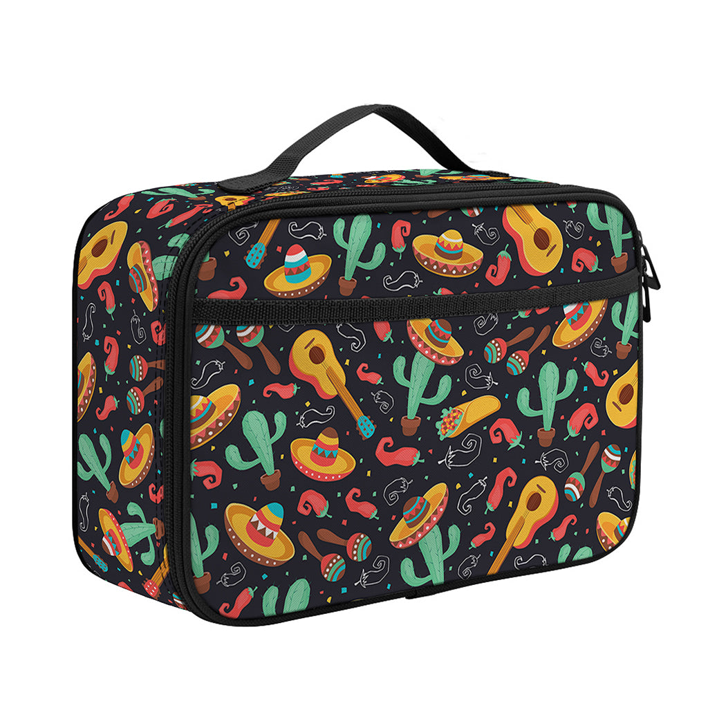 Mexico Cinco de Mayo Pattern Print Portable Lunch Bag