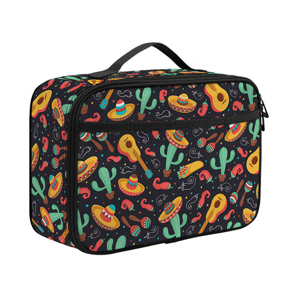 Mexico Cinco de Mayo Pattern Print Portable Lunch Bag