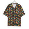 Mexico Cinco de Mayo Pattern Print Rayon Hawaiian Shirt