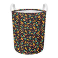 Mexico Cinco de Mayo Pattern Print Round Laundry Basket