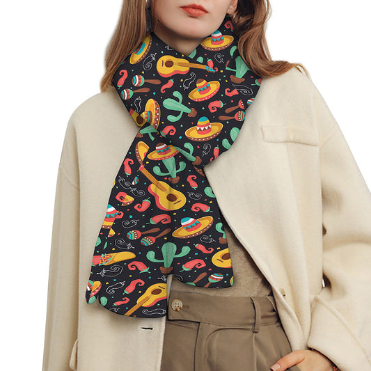 Mexico Cinco de Mayo Pattern Print Scarf