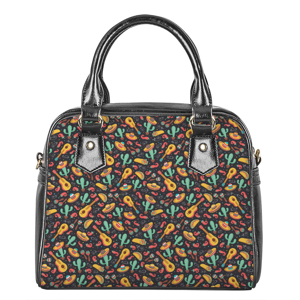 Mexico Cinco de Mayo Pattern Print Shoulder Handbag