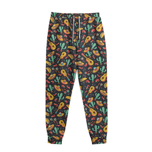 Mexico Cinco de Mayo Pattern Print Sweatpants