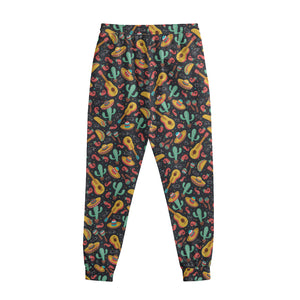 Mexico Cinco de Mayo Pattern Print Sweatpants