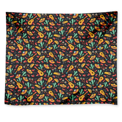 Mexico Cinco de Mayo Pattern Print Tapestry