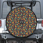 Mexico Cinco de Mayo Pattern Print Tire Cover With Camera Hole