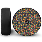 Mexico Cinco de Mayo Pattern Print Tire Cover With Camera Hole