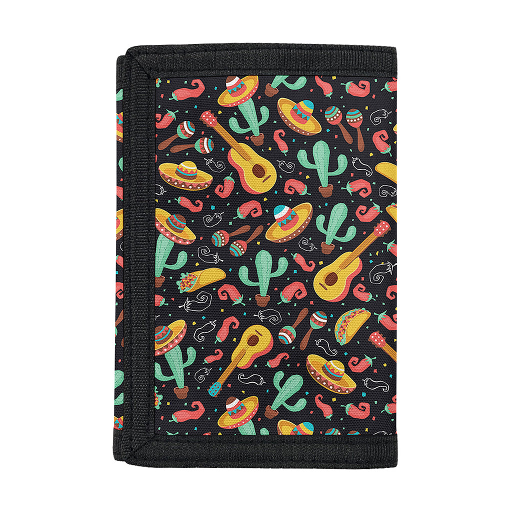 Mexico Cinco de Mayo Pattern Print Trifold Wallet