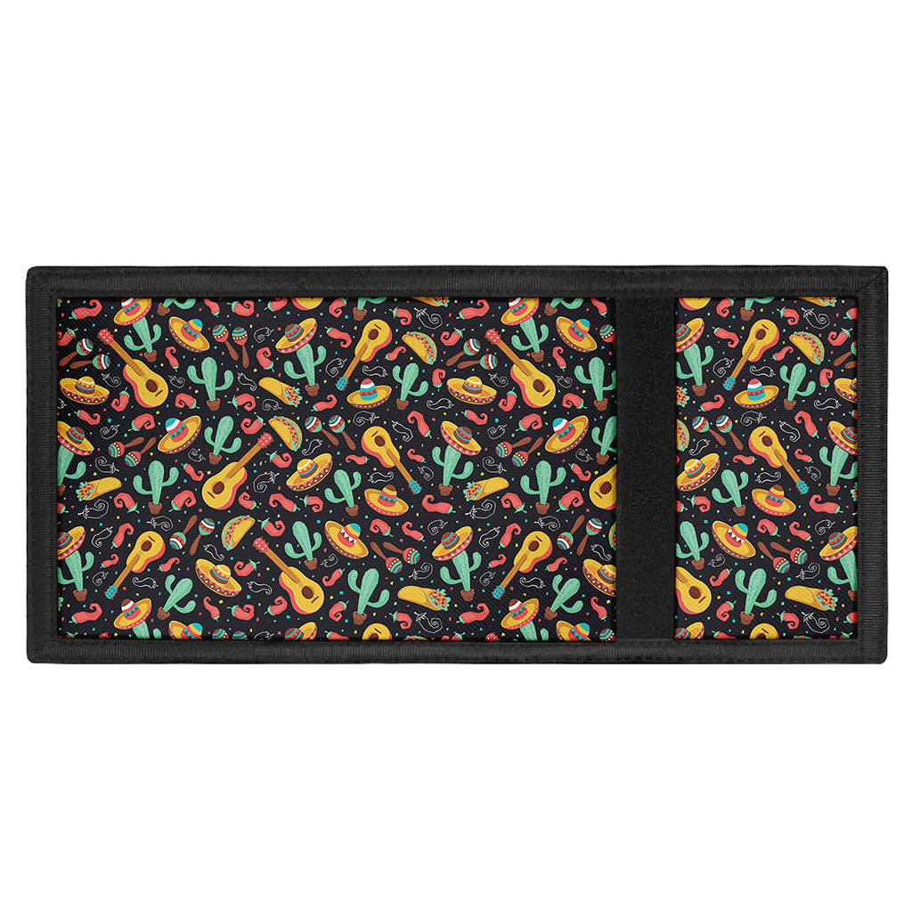 Mexico Cinco de Mayo Pattern Print Trifold Wallet