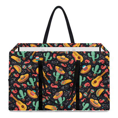 Mexico Cinco de Mayo Pattern Print Utility Tote Bag