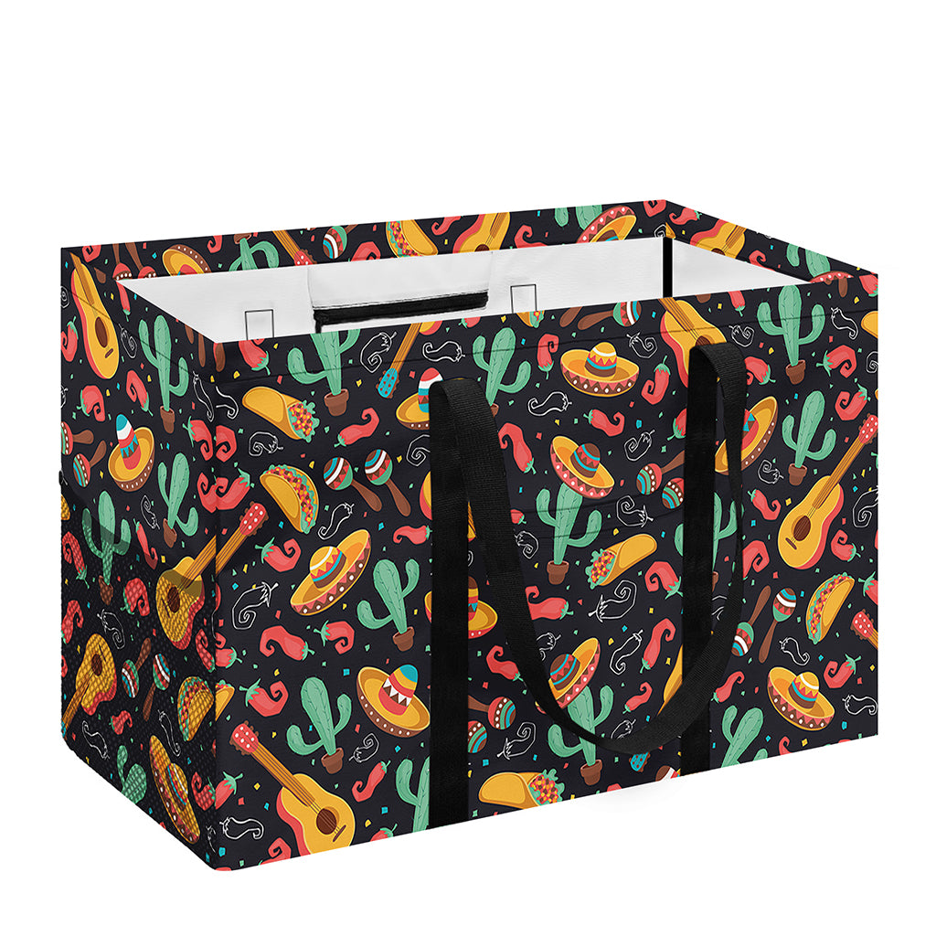 Mexico Cinco de Mayo Pattern Print Utility Tote Bag