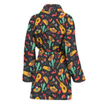 Mexico Cinco de Mayo Pattern Print Women's Bathrobe