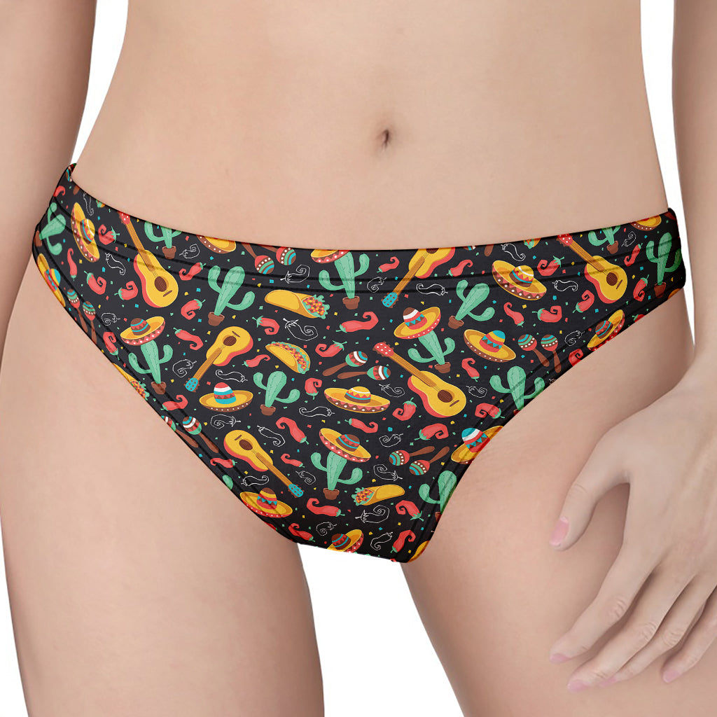 Mexico Cinco de Mayo Pattern Print Women's Thong