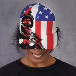 Military American Flag Print Baseball Cap