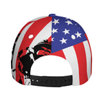 Military American Flag Print Baseball Cap
