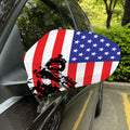Military American Flag Print Car Side Mirror Covers