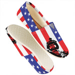 Military American Flag Print Casual Shoes
