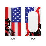 Military American Flag Print Changing Pad Cover