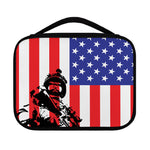Military American Flag Print Classic Bible Case