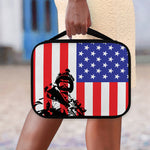 Military American Flag Print Classic Bible Case